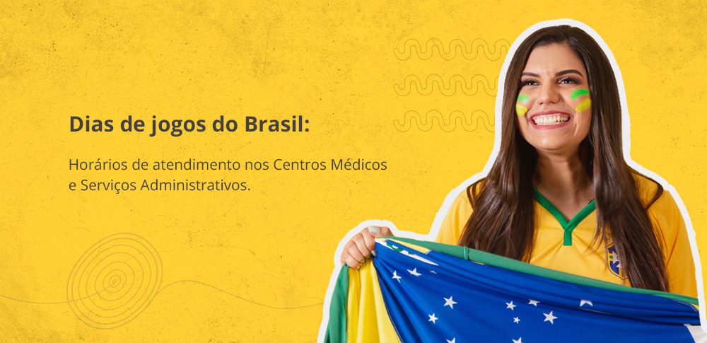 Dias de jogo do Brasil: Horários de atendimento